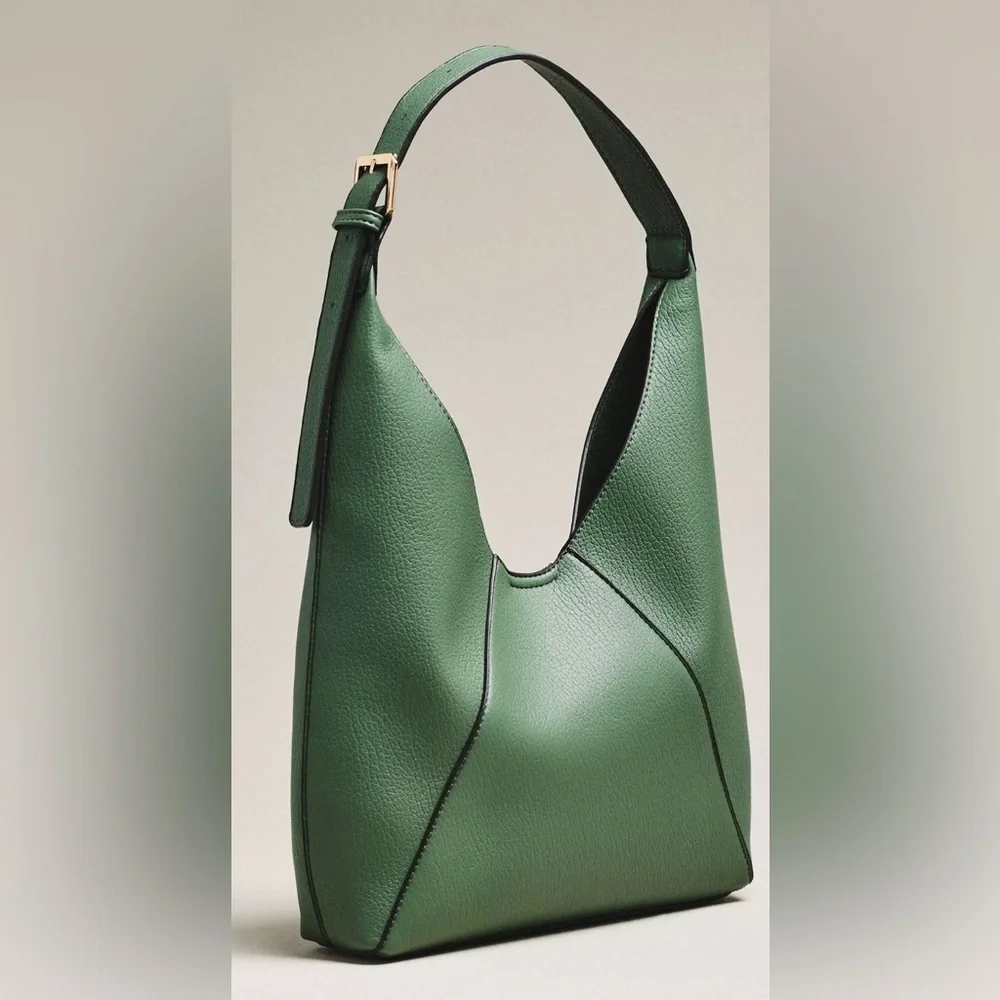 NWT Anthropologie Mali + Lili Vegan-Leather Triangle Shoulder Bag